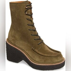 Rag & Bone Scout Platform Boot (Women) LEGION GREEN, Size 8US / 38EU